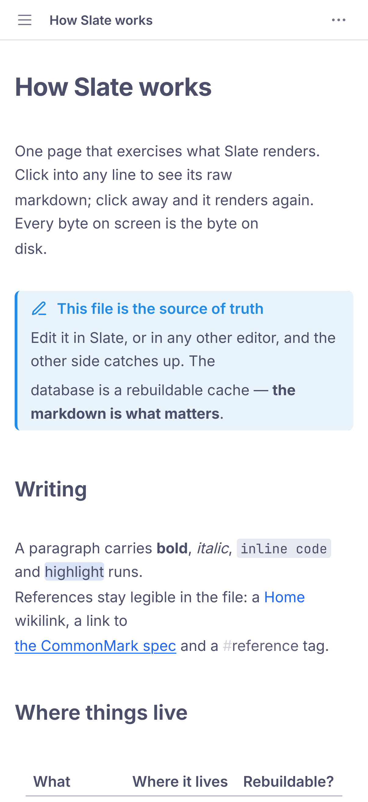The same document open on a phone.